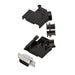6355-0103-01 by Encitech Connectors AB - D-SUB BACKSHELL, FULL METAL, 45