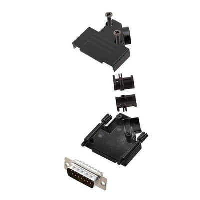 6355-0103-02 by Encitech Connectors AB - D-SUB BACKSHELL, FULL METAL, 45