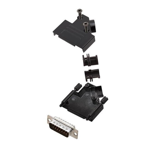 6355-0103-02 by Encitech Connectors AB - D-SUB BACKSHELL, FULL METAL, 45