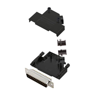 6355-0103-03 by Encitech Connectors AB - D-SUB BACKSHELL, FULL METAL, 45