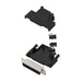 6355-0103-03 by Encitech Connectors AB - D-SUB BACKSHELL, FULL METAL, 45