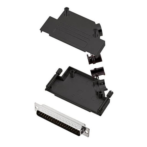 6355-0103-04 by Encitech Connectors AB - D-SUB BACKSHELL, FULL METAL, 45