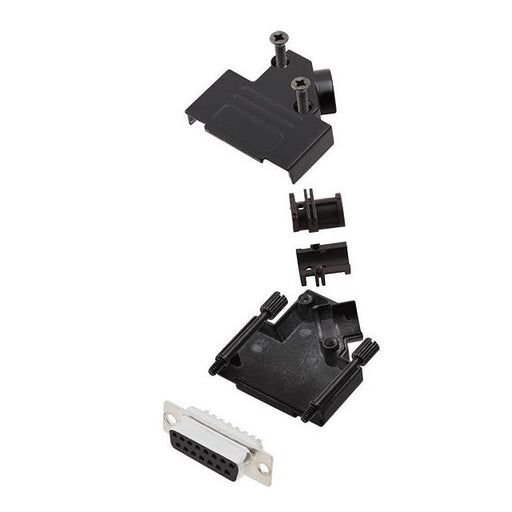 6355-0103-12 by Encitech Connectors AB - D-SUB BACKSHELL, FULL METAL, 45