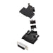 6355-0103-12 by Encitech Connectors AB - D-SUB BACKSHELL, FULL METAL, 45