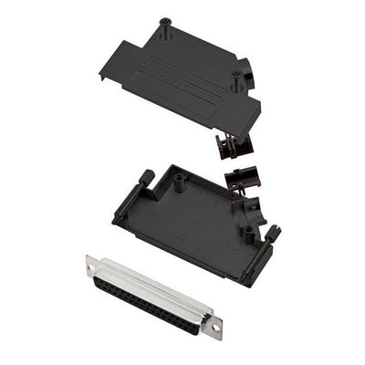 6355-0103-14 by Encitech Connectors AB - D-SUB BACKSHELL, FULL METAL, 45
