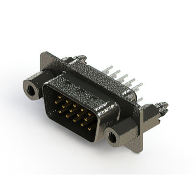 637-015-230-047 by EDAC Inc. - CONNECTOR D-SUB PLUG 15POS VERT T/H