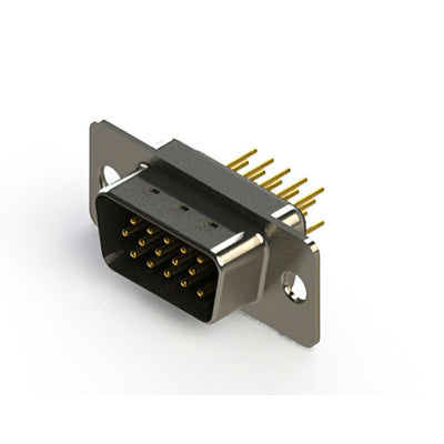 637-M15-230-BT1 by EDAC Inc. - 637M SERIES VERTICAL D-SUB PLUG