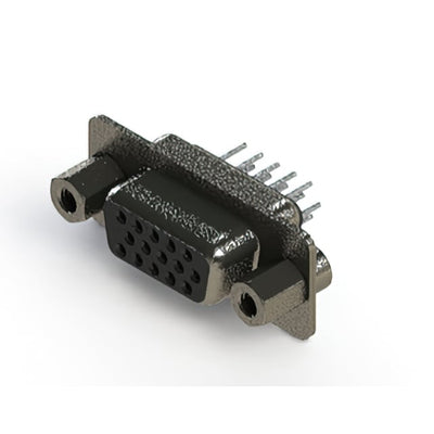 638-015-330-043 by EDAC Inc. - CONNECTOR D-SUB RCPT 15POS VERT T/H