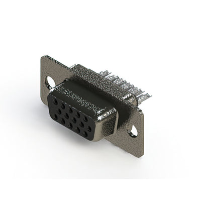 638-015-332-041 by EDAC Inc. - 638 SERIES VERTICAL D-SUB RECEPT