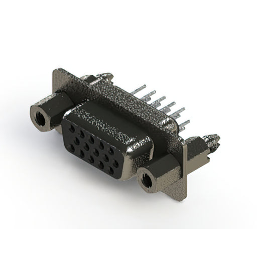 638-015-630-047 by EDAC Inc. - CONNECTOR D-SUB RCPT 15POS VERT T/H