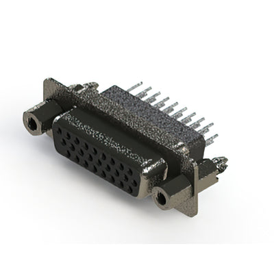 638-026-331-057 by EDAC Inc. - 638 SERIES VERTICAL D-SUB RECEPT
