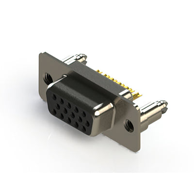 638-M15-232-BT5 by EDAC Inc. - 638M SERIES VERTICAL D-SUB RECEP