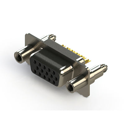 638-M15-232-BT6 by EDAC Inc. - 638M SERIES VERTICAL D-SUB RECEP