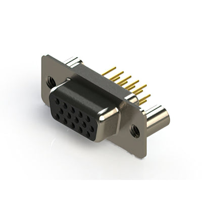 638-M15-330-BT3 by EDAC Inc. - 638M SERIES VERTICAL D-SUB RECEP