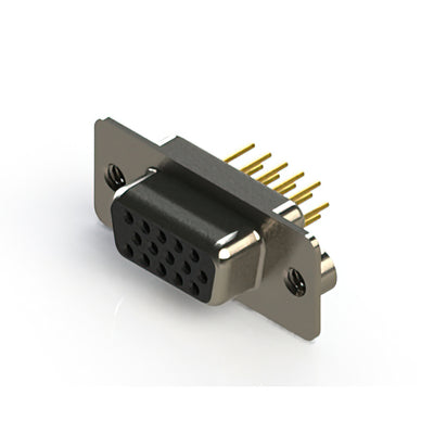 638-M15-630-BT2 by EDAC Inc. - 638M SERIES VERTICAL D-SUB RECEP