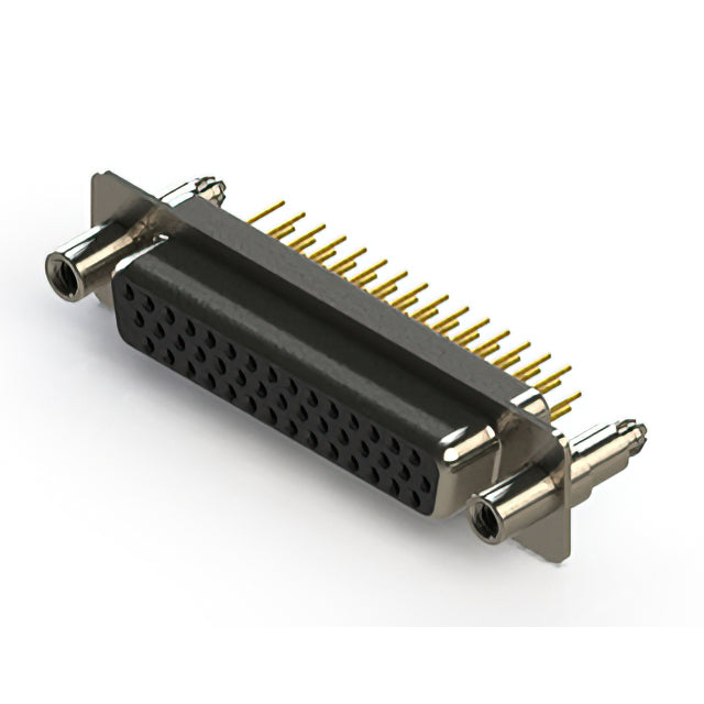 638-M44-230-BN6 by EDAC Inc. - 638M SERIES VERTICAL D-SUB RECEP