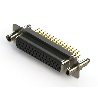 638-M44-230-BT6 by EDAC Inc. - 638M SERIES VERTICAL D-SUB RECEP