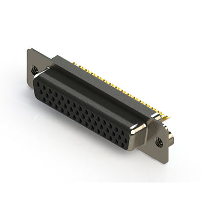 638-M44-232-BN2 by EDAC Inc. - 638M SERIES VERTICAL D-SUB RECEP