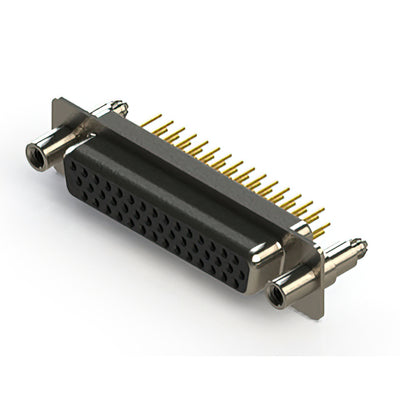 638-M44-330-BT6 by EDAC Inc. - 638M SERIES VERTICAL D-SUB RECEP