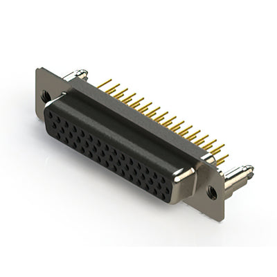 638-M44-630-BT5 by EDAC Inc. - 638M SERIES VERTICAL D-SUB RECEP