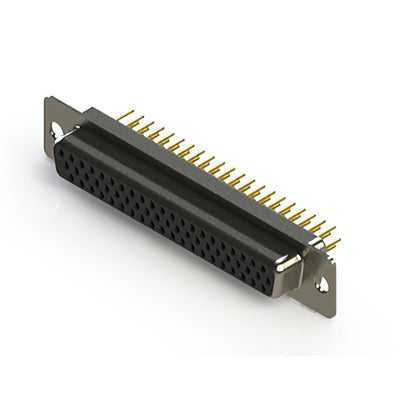 638-M62-330-BN1 by EDAC Inc. - 638M SERIES VERTICAL D-SUB RECEP