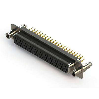 638-M62-330-BT6 by EDAC Inc. - 638M SERIES VERTICAL D-SUB RECEP