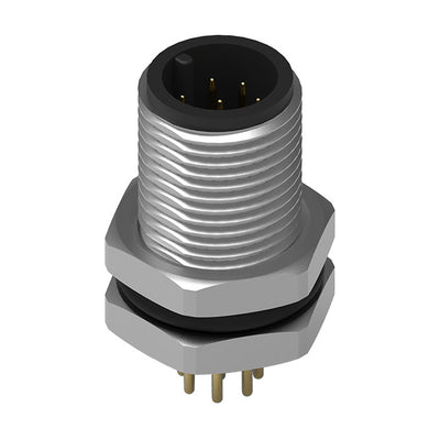 643250100308 by Wurth Elektronik - WR-CIRC M12 - SCREW - CODING A -