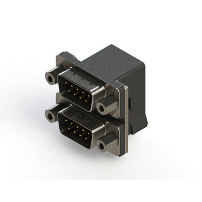 661-009-264-003 by EDAC Inc. - 661 SERIES RIGHT ANGLE DUAL D-SU