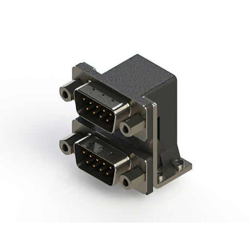 661-009-264-056 by EDAC Inc. - 661 SERIES RIGHT ANGLE DUAL D-SU