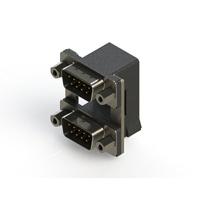 661-009-364-009 by EDAC Inc. - 661 SERIES RIGHT ANGLE DUAL D-SU