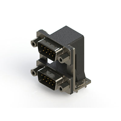 661-009-664-039 by EDAC Inc. - 661 SERIES RIGHT ANGLE DUAL D-SU
