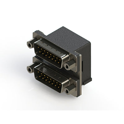 661-015-264-006 by EDAC Inc. - 661 SERIES RIGHT ANGLE DUAL D-SU