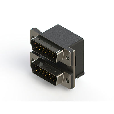 661-015-264-007 by EDAC Inc. - 661 SERIES RIGHT ANGLE DUAL D-SU