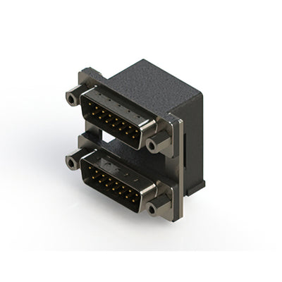 661-015-264-009 by EDAC Inc. - 661 SERIES RIGHT ANGLE DUAL D-SU