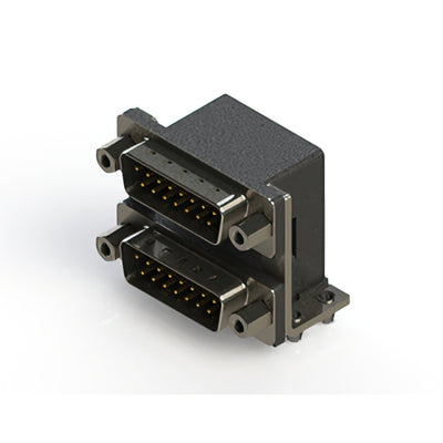 661-015-264-046 by EDAC Inc. - 661 SERIES RIGHT ANGLE DUAL D-SU
