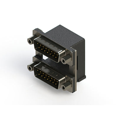 661-015-364-009 by EDAC Inc. - 661 SERIES RIGHT ANGLE DUAL D-SU