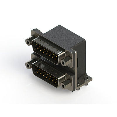 661-015-364-046 by EDAC Inc. - 661 SERIES RIGHT ANGLE DUAL D-SU