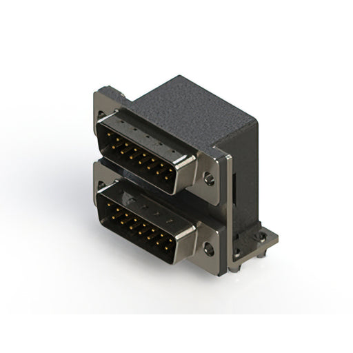 661-015-364-047 by EDAC Inc. - 661 SERIES RIGHT ANGLE DUAL D-SU