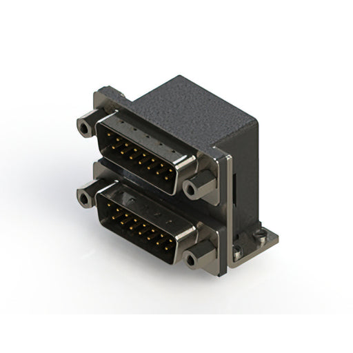 661-015-364-056 by EDAC Inc. - 661 SERIES RIGHT ANGLE DUAL D-SU
