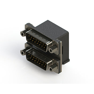 661-015-664-006 by EDAC Inc. - 661 SERIES RIGHT ANGLE DUAL D-SU