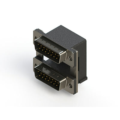 661-015-664-00A by EDAC Inc. - CONNECTOR D-SUB PLUG 15POS R/A SLDR