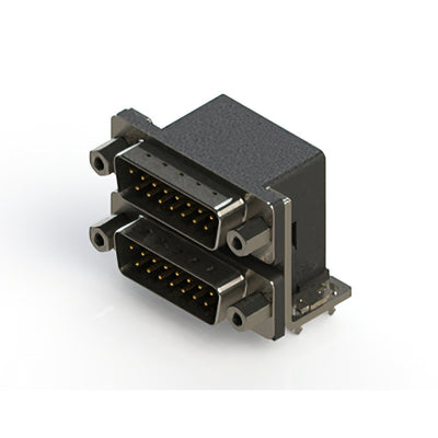 661-015-664-033 by EDAC Inc. - 661 SERIES RIGHT ANGLE DUAL D-SU