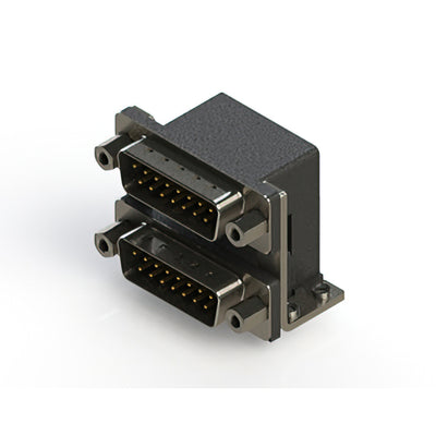 661-015-664-056 by EDAC Inc. - 661 SERIES RIGHT ANGLE DUAL D-SU