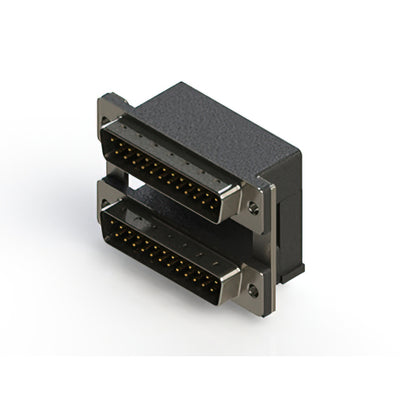661-025-264-000 by EDAC Inc. - 661 SERIES RIGHT ANGLE DUAL D-SU