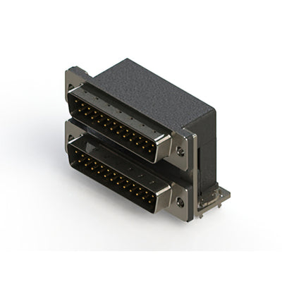 661-025-264-037 by EDAC Inc. - 661 SERIES RIGHT ANGLE DUAL D-SU
