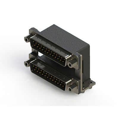 661-025-264-049 by EDAC Inc. - 661 SERIES RIGHT ANGLE DUAL D-SU