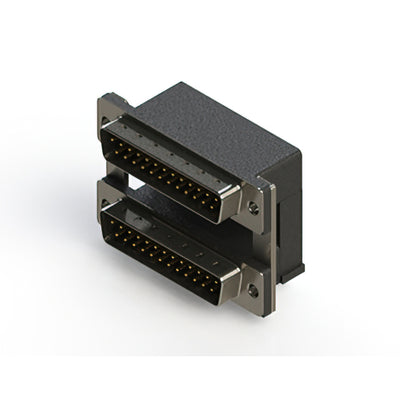661-025-364-000 by EDAC Inc. - 661 SERIES RIGHT ANGLE DUAL D-SU
