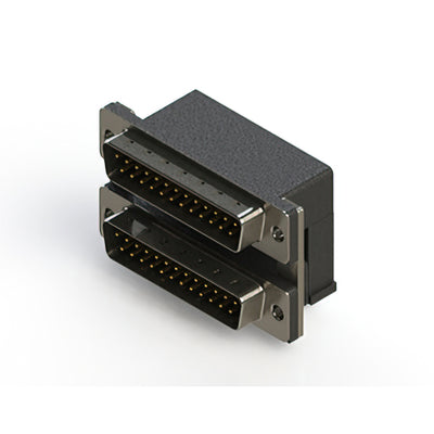 661-025-364-007 by EDAC Inc. - 661 SERIES RIGHT ANGLE DUAL D-SU