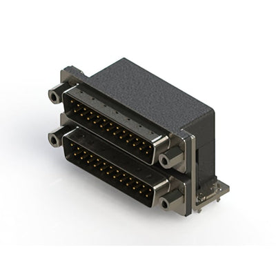 661-025-364-033 by EDAC Inc. - 661 SERIES RIGHT ANGLE DUAL D-SU