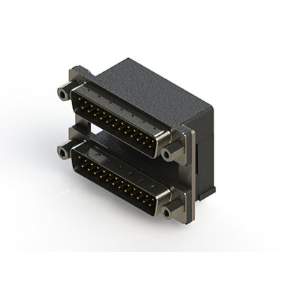 661-025-664-009 by EDAC Inc. - 661 SERIES RIGHT ANGLE DUAL D-SU
